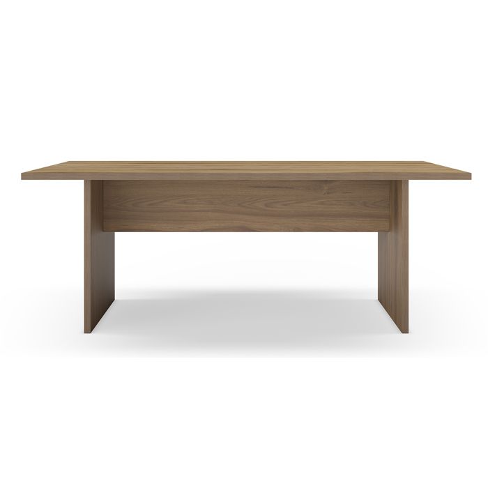Table à manger table de repas rectangulaire aspect bois chêne - Longueur 200 x Profondeur 100 x Hauteur 75 cm Table à manger table de repas rectangulaire aspect bois chêne - Longueur 200 x Profondeur 100 x Hauteur 75 cm