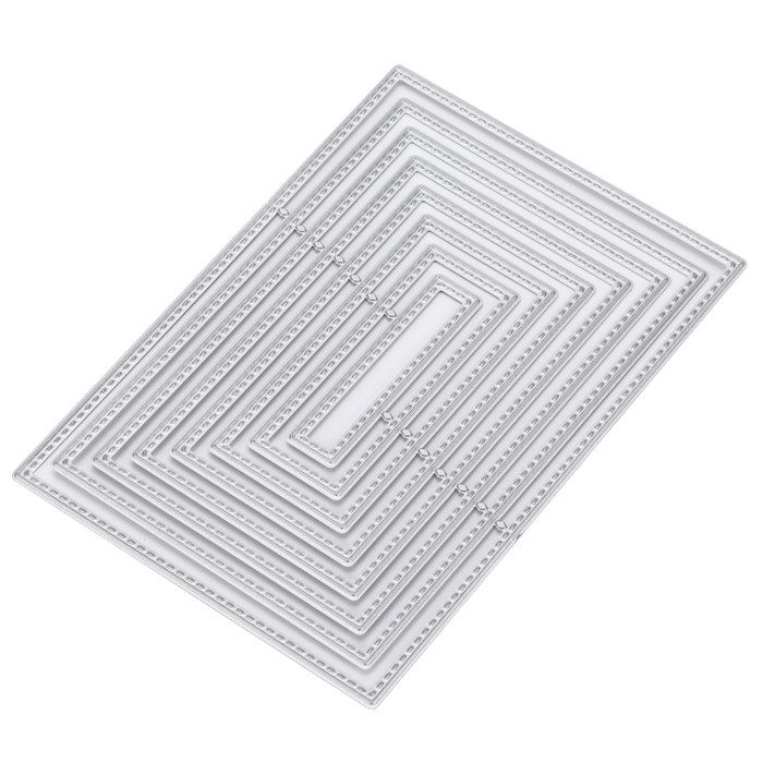 EMAGEREN 5 Pcs matrices de découpe en métal Scrapbooking Dies de Decoupe Scrapbooking Nouveauté Cercle Coupe rectangulaire carré pochoirs gaufrage gabarit de poinçonnage kit pour scrapbooking album EMAGEREN 5 Pcs matrices de découpe en métal Scrapbooking Dies de Decoupe Scrapbooking Nouveauté Cercle Coupe rectangulaire carré pochoirs gaufrage gabarit de poinçonnage kit pour scrapbooking album