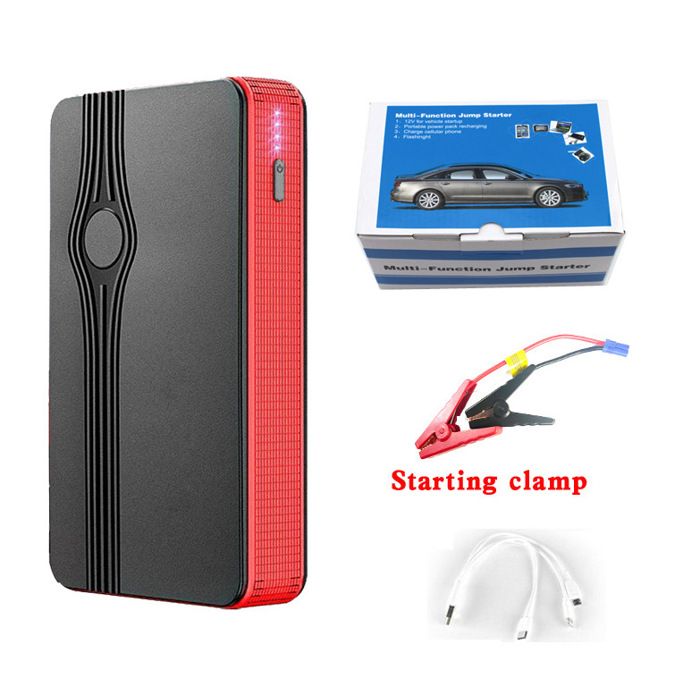 Démarreur dUrgence 600A pour Voiture 12V - Booster de Batterie Portable 20000mAh LED Torche pour Véhicules Essence jusquà 2.0L