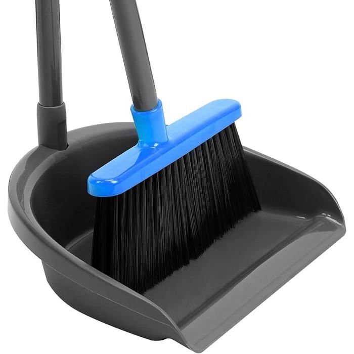 Améliorez Votre Ensemble de Balai et Pelle à Poussière - Ensemble Parfait pour la Maison Le Bureau et Plus Encore Bleu Bleu b BALAI