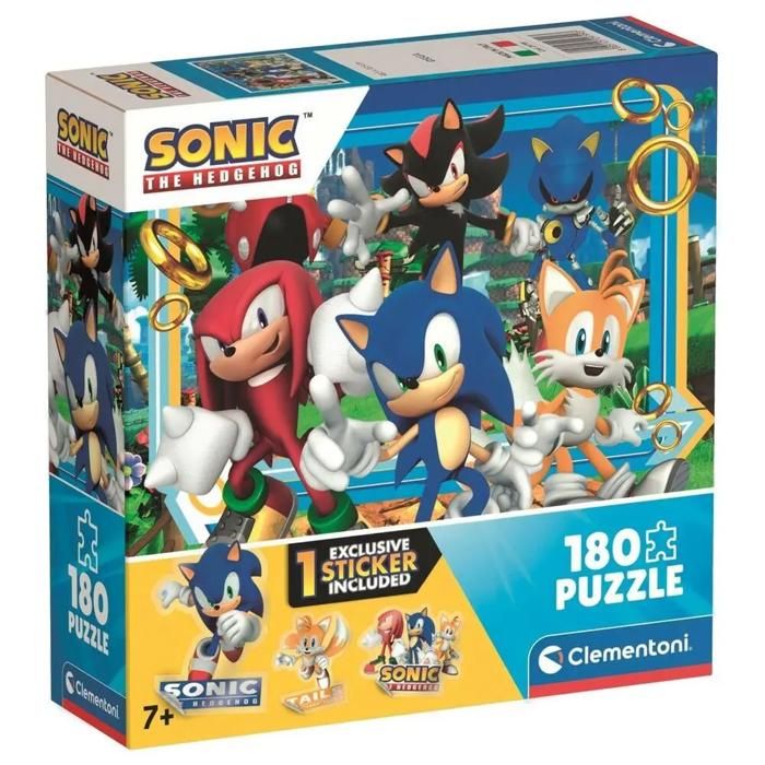 Puzzle de 180 pièces Clementoni Sonic The Hedgehog
