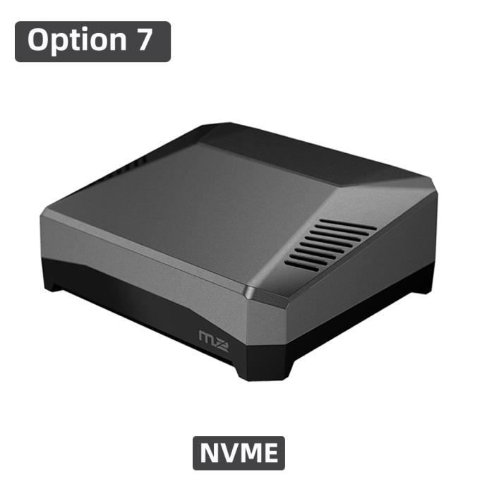 Boîtier Argon One M.2 Noir Pour Raspberry Pi 4 - Support SSD M.2 SATA & Double HDMI