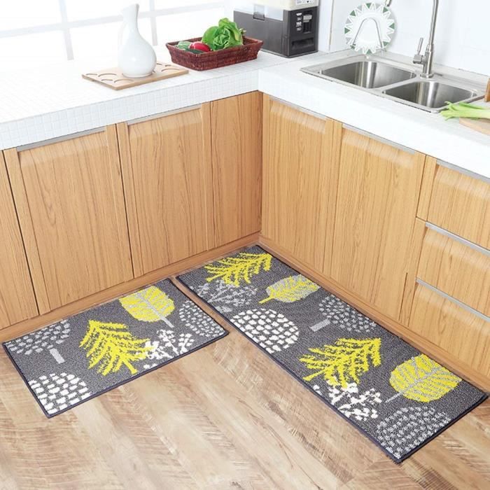 Kitchen Rugs Set of 2 NonSlip Kitchen Mat Rug Runner Set Rubber