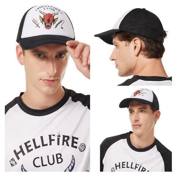 Stranger Things 4 Hellfire Club Costume Casquette de baseball