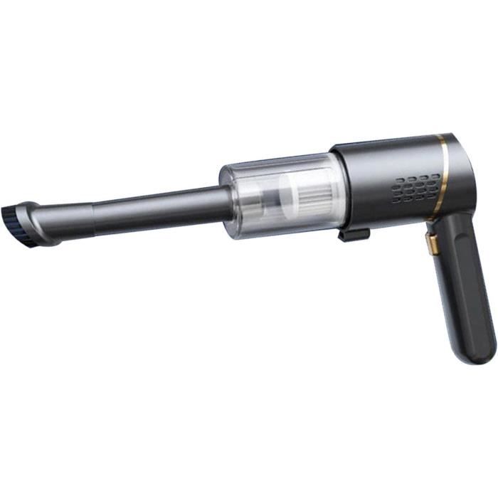 Lalalumi Aspirateur à Main Sans Fil 14000Pa – Ultra Puissant, Léger, Rechargeable USB Avec LED Et Accessoires Pour Voiture, Maison & Bureau