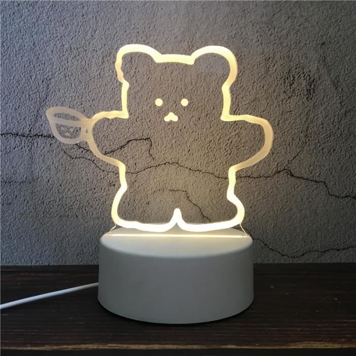 Veilleuse De Basket-ball Pour Enfants, Lumière D'illusion 3D