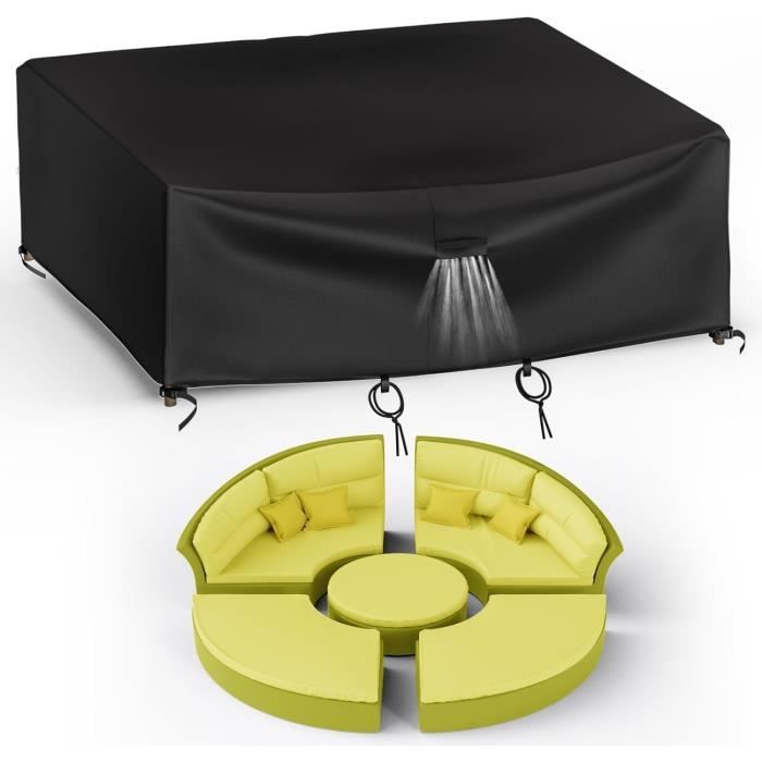 Housse Salon de Jardin 420D Oxford Housse de Protection Salon de Jardin