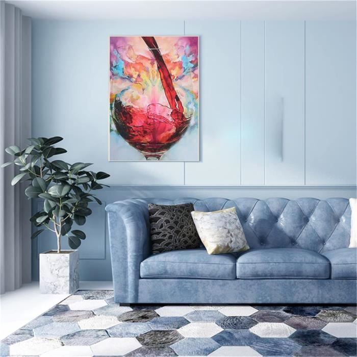 Reofrey DIY Fenêtre Diamond Painting Accessoires, Paysage 5D Broderie