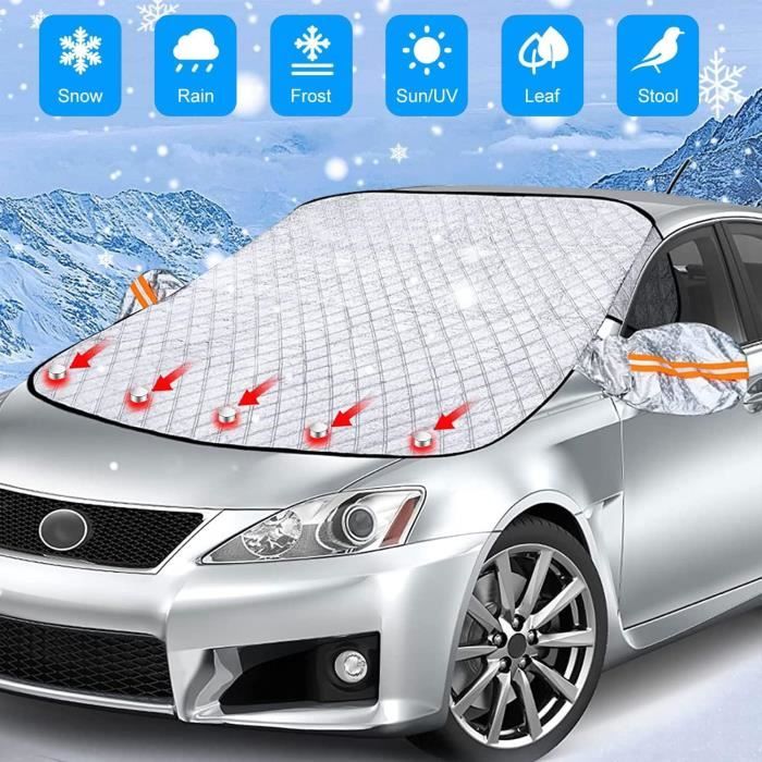Bande Solaire Vinyle Pare-Brise Voiture 1350mm X 210mm - Protection UV Universelle Blanc