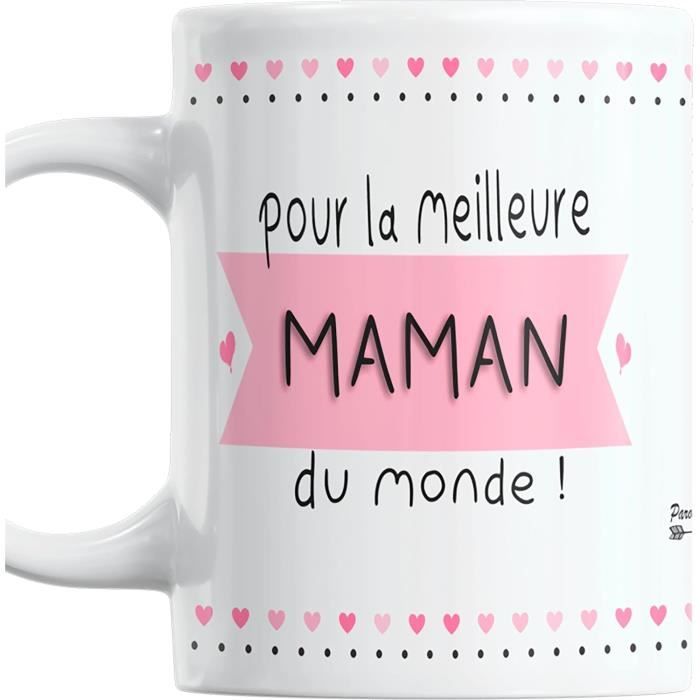 Cadeau Fete Des Meres Tasse Pour La Meilleure Maman Du Monde Cadeau ...