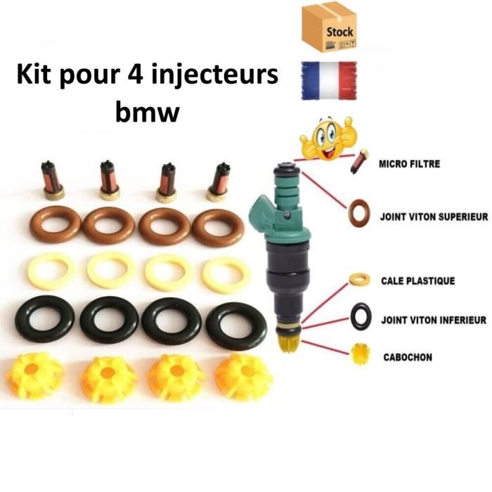 Kit Réparation 4 Injecteurs BMW E30 E36 316i 318i M10 M40 M43 Ref : 0280150778