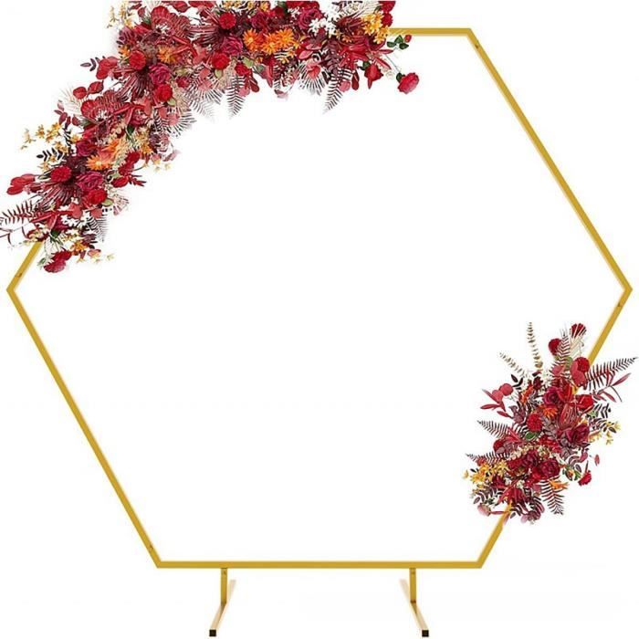 Support de mariage en forme de cœur de 210 cm, kit de présentation avec