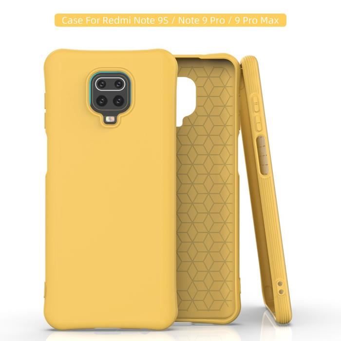 Yoedge Cover per Xiaomi Redmi Note 9 Pro / 9S con cordino viola in silicone motivo, custodia con cordino regolabile per telefono e cordino per Redmi Note 9S / 9 Pro antiurto