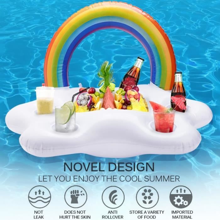 Intex Piscine Gonflable avec Toit Nuage Arc-en-Ciel Baby 57141NP