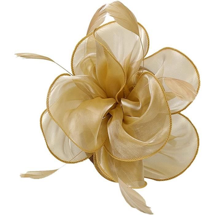 Chapeau doré mariage hot sale