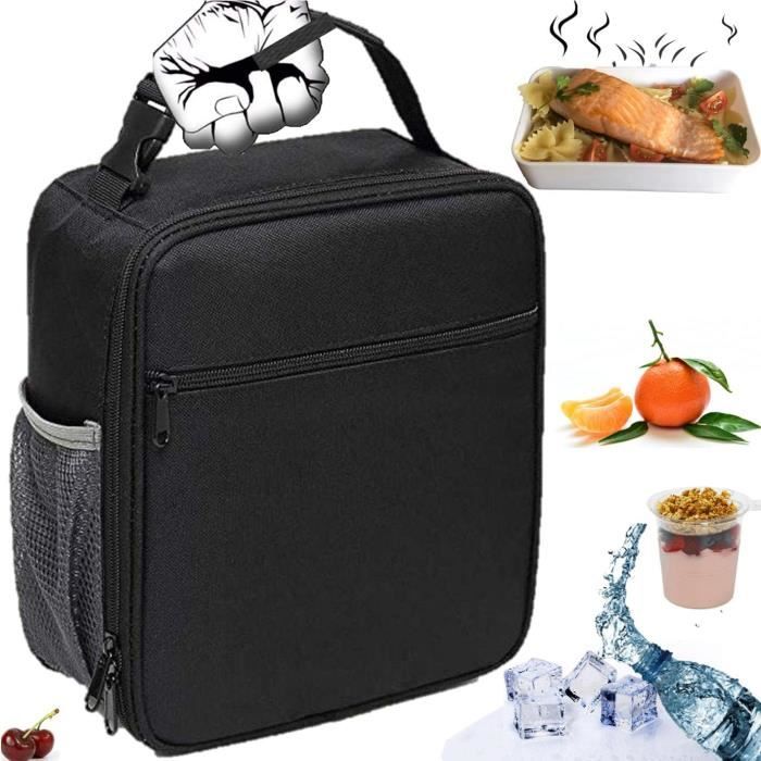 Sac Isotherme Repas Femme 10 L Lunch Bag Glaciere Souple Isotherme Pour  Bureau Travail Pique-Nique Livraison Gris, 27x13.5x26cm - Cdiscount Maison