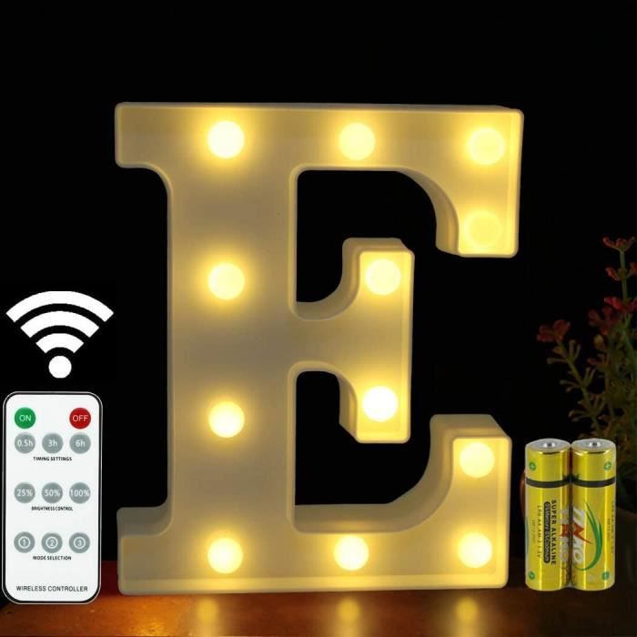 Plaquelette Lumineuse LedraBrands - Lettre Rond Réglable - Éclairage Chaud Dimmable - Seulement La Lumière