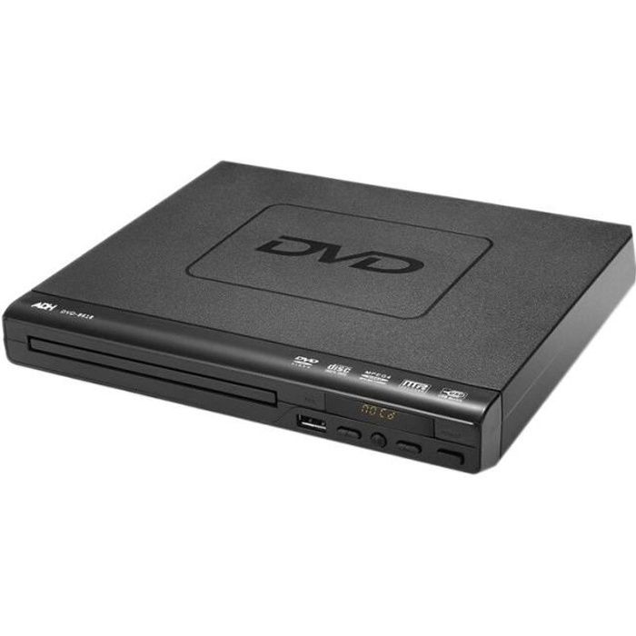 Lecteur DVD Portable pour télévision, compatible Port USB, Compact,  multi-région, DVD-SVCD-CD-disque, avec [AD9A7FE] - Cdiscount TV Son Photo