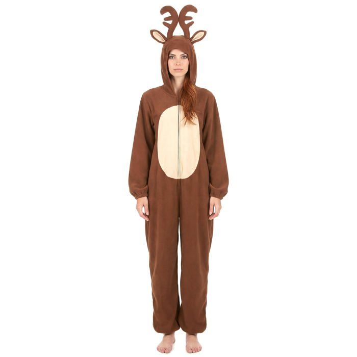 Comparer les prix de DEGUISEMENT - PANOPLIE DE DEGUISEMENT - Combinaison à capuche renne femme