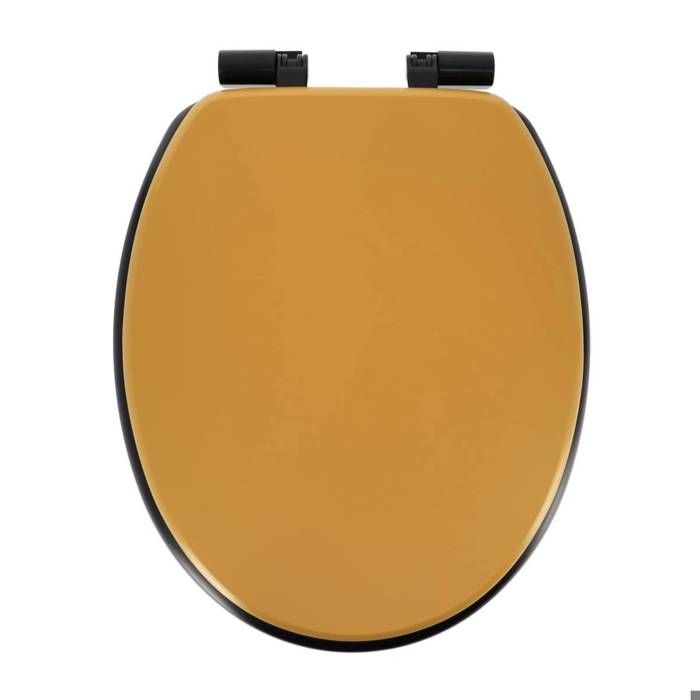 Abattant wc bois et noir discount