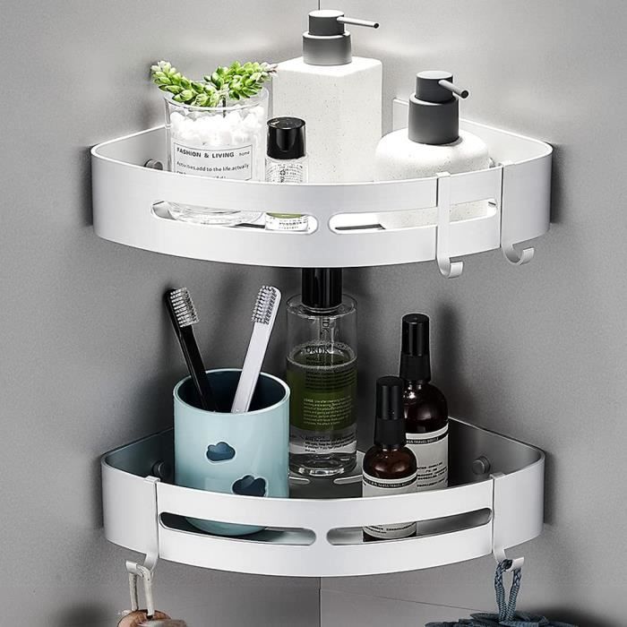 Etagere D Angle Salle De Bain Sans Percer