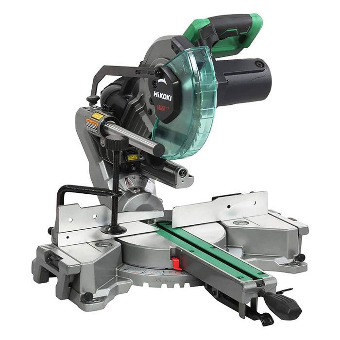 Scie à onglets radiale HIKOKI C8FSHGWAZ avec laser 1100 W 216 mm