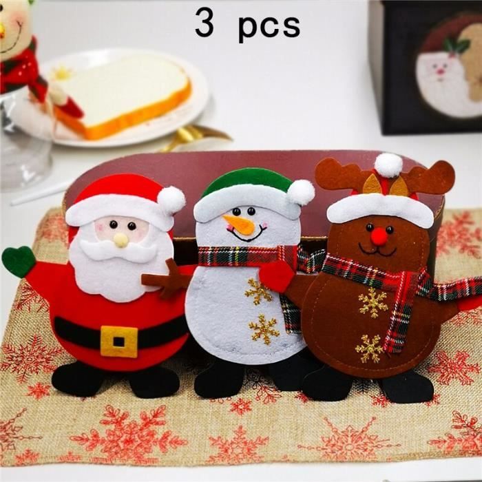 1 Handmade Crochet Renne Coaster Nouveauté Drôle Cadeau pour Noël