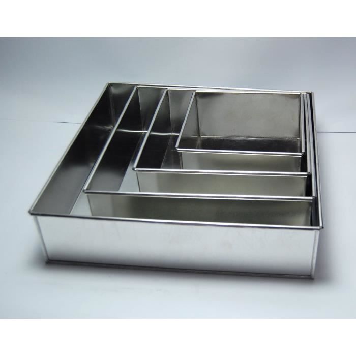 Moule Pour Gateau De Mariage Carre A 4 Etages Cdiscount Maison