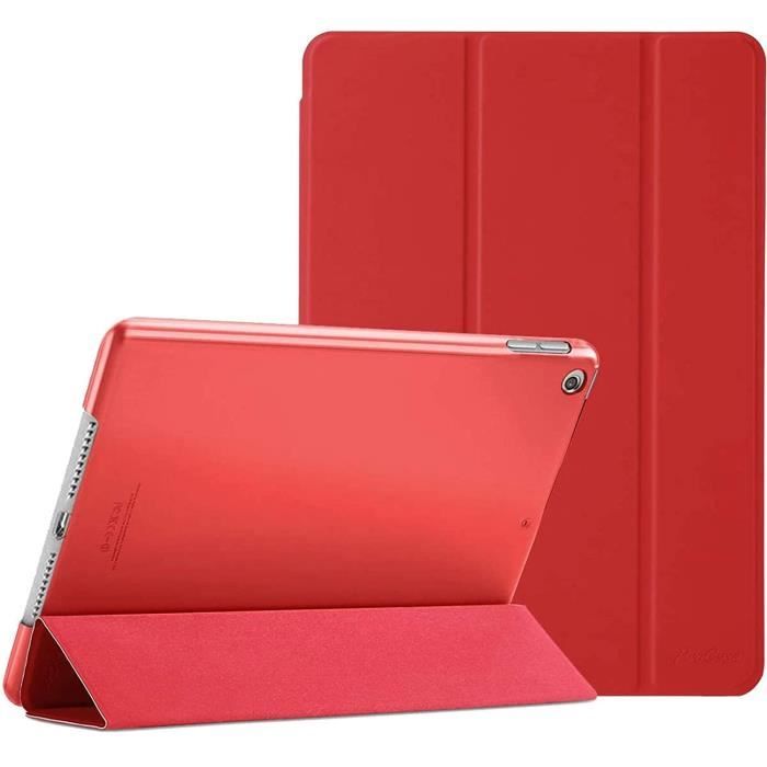 Étui De Protection Solide NOVAGO Rouge Pour IPad 10.2 Pouces (7e/8e/9e Génération 2019-2021)