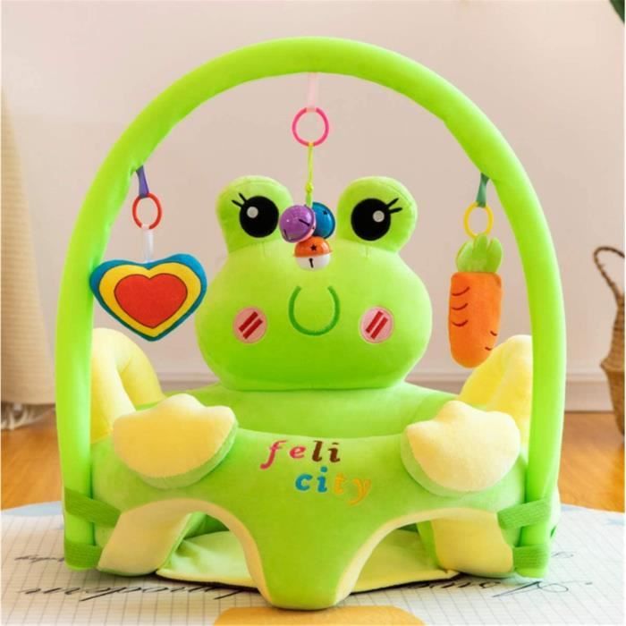 Siege Support Pour Bebe Siege De Soutien Pour Bebe Portatif Souple A Manger Chaise Coussin Canape En Peluche Doux Animal Avec Arche Cdiscount Puericulture Eveil Bebe