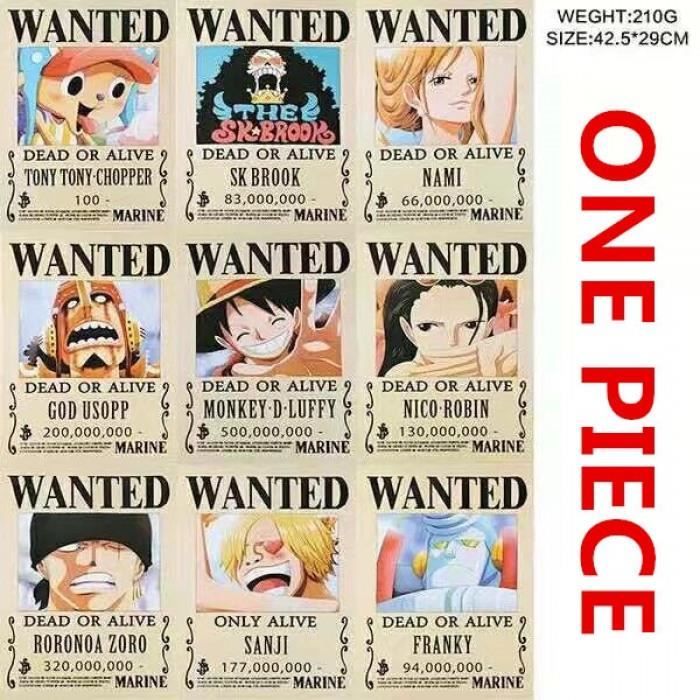 Poster One Piece (lot de 9)