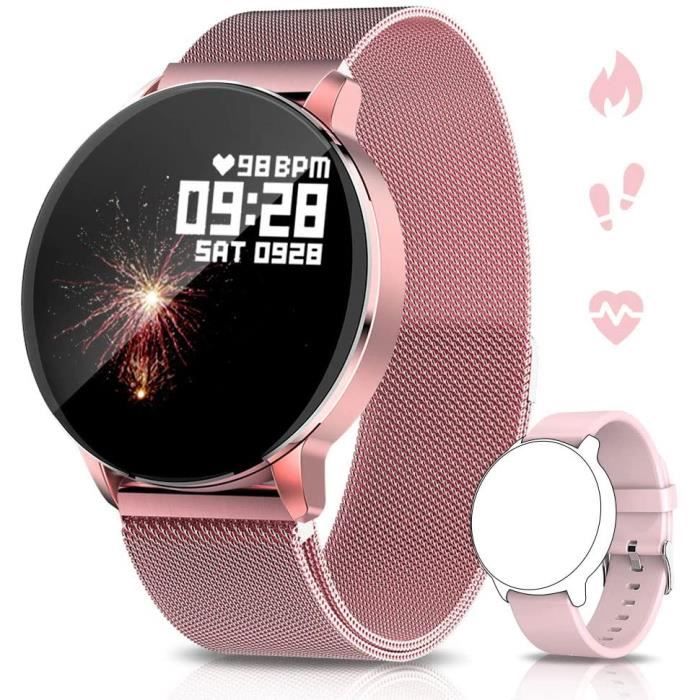 NAIXUES Smartwatch Montre Connect e IP67 pour Femmes Montre de