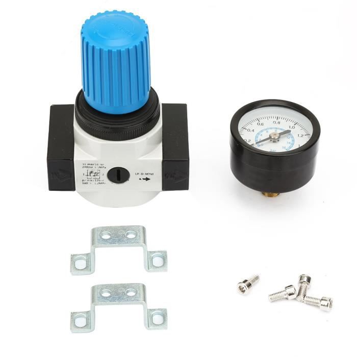 Régulateur De Pression (pressostat) Pour Compresseur D'air 4 Voies - Neuf, Dimensions 82x52x127 Mm, Couleur Noir, Pièce De Rechange Générique