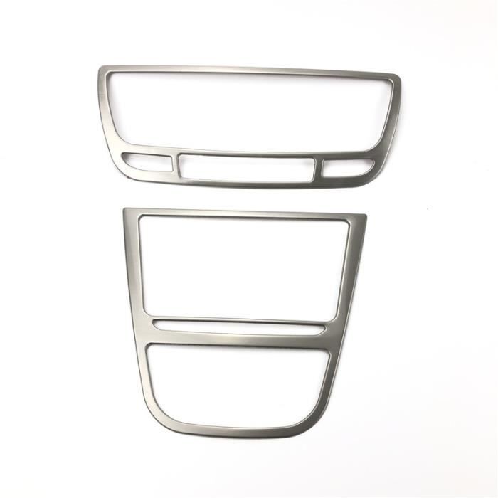 Lot De 2 Clips Pour Lunettes De Voiture - Microfibre Noir Et Gris - 17x8 Cm - À Fixer Sur La Visière - Pour Lunettes, Cartes, Billets
