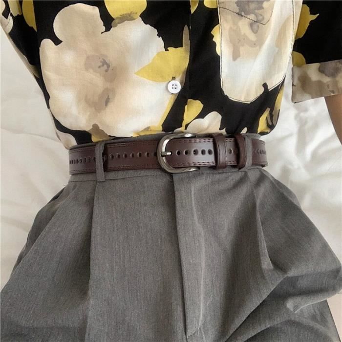 Ceinture boucle libre top