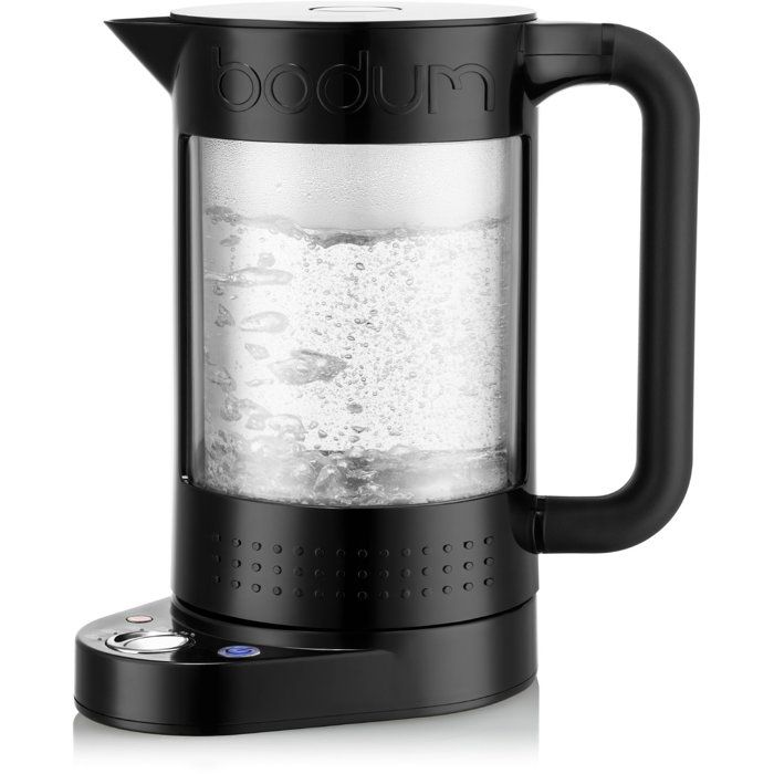 Bodum Bouilloire électrique - BISTRO - 11659-01EURO-3 - Double paroi 11 L - Contrôle température 5 positions - Noir - 1 500 W