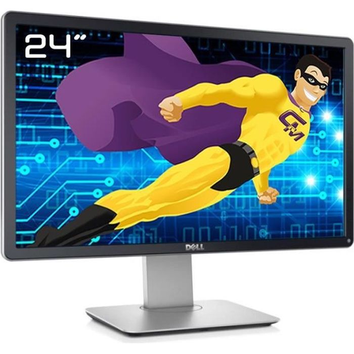 Ecran Plat PC 24 Dell P2414Hb 036WJX VGA DVI DisplayPort VESA USB Wide