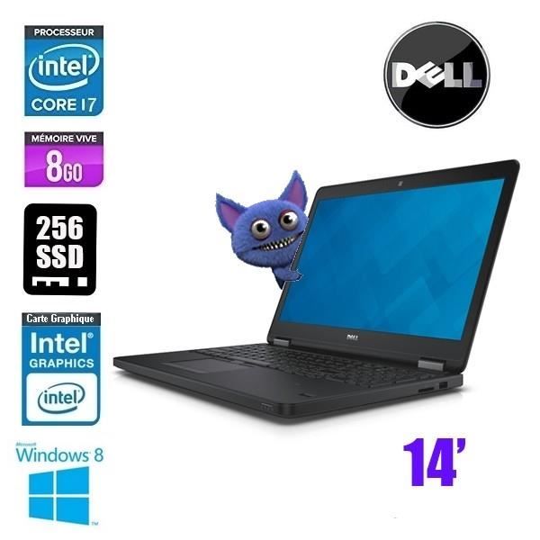 Top achat PC Portable DELL LATITUDE E7470 CORE I7 8GO 256GO - GRADE B QWERTY ESPAGNE pas cher