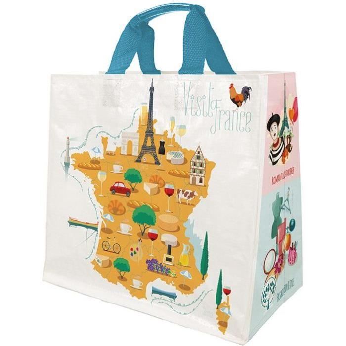 Sac cabas en polypropyl ne Tiss France 33 L 43 x 20 x 38 cm