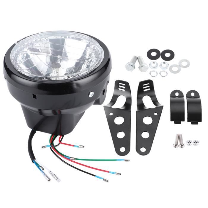 FRA Ampoule de phare LED BA20D pour motocyclette, feux de route et feux de  croisement - Cdiscount Auto