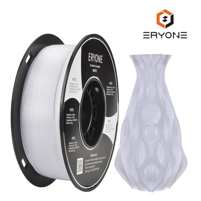 ERYONE 3 bobines de 1,5kg de filament PLA arc-en-ciel 1.75mm pour