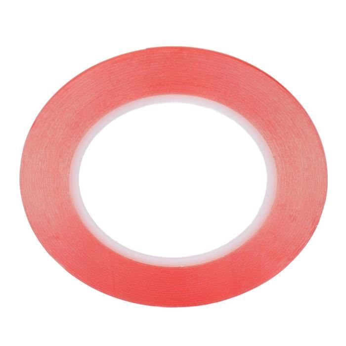 2 Rouleaux Ruban Adhésif Double Face Extra Fort - 15mm X 20m - Transparent Sans Traces