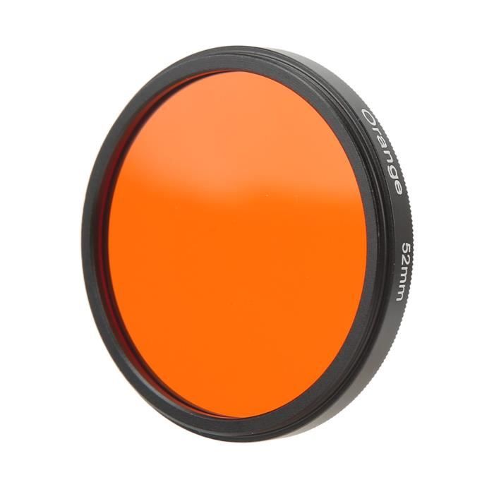 Akozon Lot Filtres Objectif 52mm – FLD, Orange, Vert, Jaune, Bleu – Verre Optique HD, Anti-Reflet, Pour Paysages, Portraits, Vlog