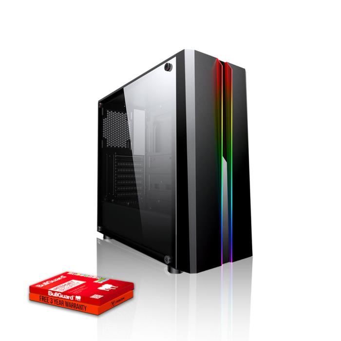 Top achat Ordinateur de bureau Fierce Dominator PC Gamer de Bureau - AMD Ryzen 5 2600X 6x4.2GHz CPU, 16Go RAM, GTX 1660 6Go, 480Go SSD - 1134735 pas cher