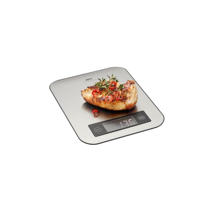 Balance Cuisine Connectée Rosenstein & Söhne - Mesure Calories - Bluetooth - 5kg Précision 1g