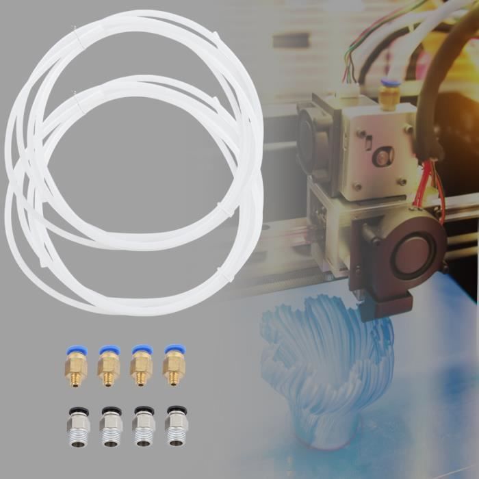 Aiqeer 2 Mètres 3D Imprimante PTFE Téflon Tube Avec Coupeur