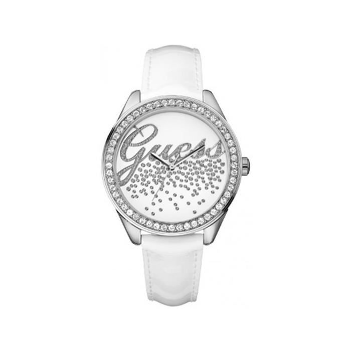 Montre guess bracelet cuir femme clearance