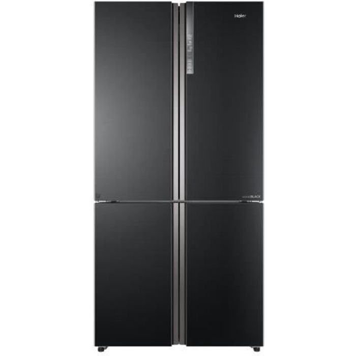 Réfrigérateur multi-portes Haier HTF-610DSN7 Noir - Total No Frost - A++ - 610L - Antibactérien