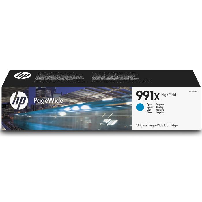 Cartouche dencre – HP – 991X – 193 ml – Cyan – Haute capacité – Originale