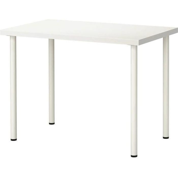Ikea Linnmon Adils Table Bureau Blanc 100 X 60 Cm Achat Vente